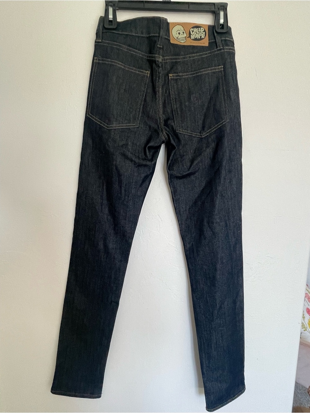 Cheap Monday Unisex Skinny Jeans in Black Wash SZ 26/32